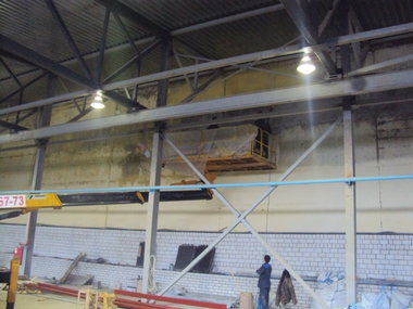 Строительство нового цеха Бежицкого стальзавода